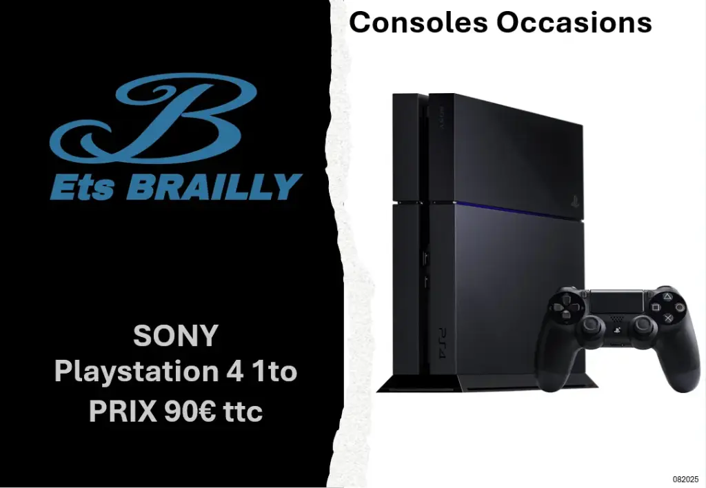 PS4 FAT Noir 1To + 1 Manette 